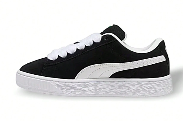Sneakers Women(GS) Puma Suede XL Sweat Absorption Breathable Lightweight Versatile Solid Easy To Wash Quick Dry Daily School Sports Black 396577-02